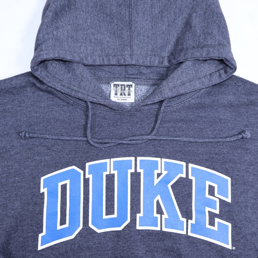 TRT‎ Classics Duke Blue Devils Hoodie Mens XL Charcoal Grey NCAA Basketball